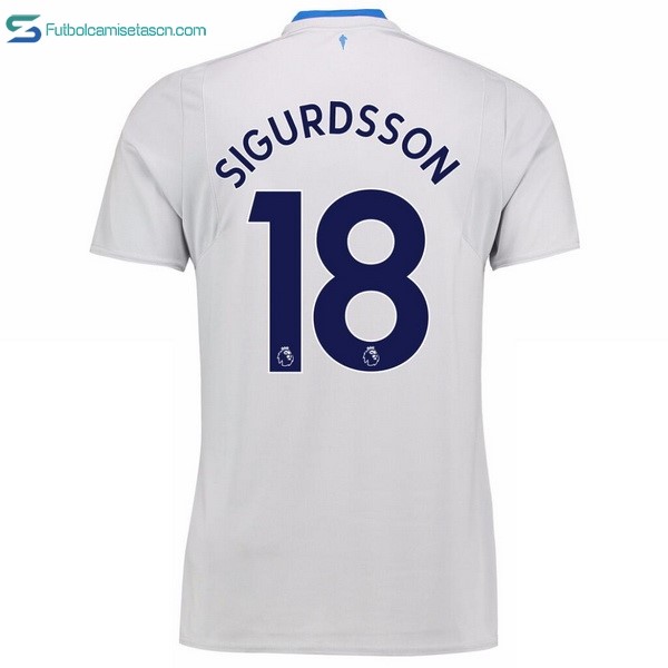 Camiseta Everton 2ª Sigurdsson 2017/18